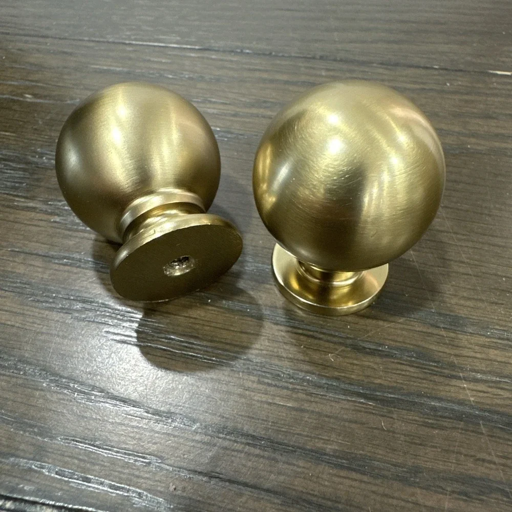10 Pack Champagne Bronze Cabinet Knobs 1 1/4